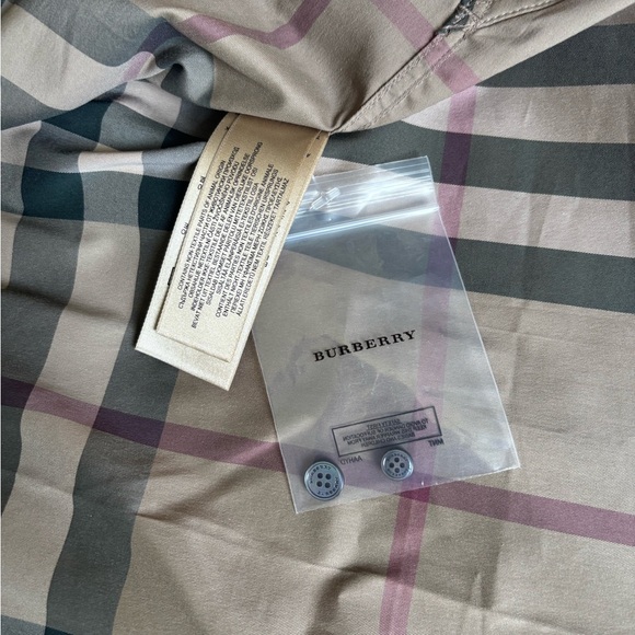 Men's Tan Plaid dress shirt - Picture 4 of 15